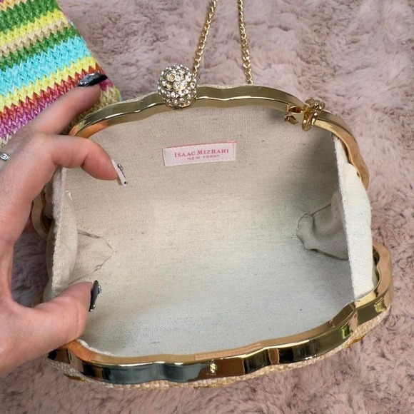 Coastal Vacation Bag Bundle, Bamboo + Shell Clutch Set - Picture 7 of 8